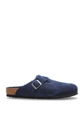 【BIRKENSTOCK】Boston BS Boston Soft Footbed Suede Leather Elemental Blue | BIRKENSTOCK